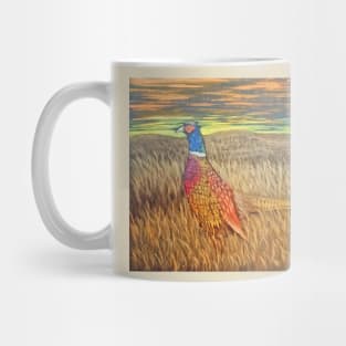 Rooster Pheasant at Sunrise Mug